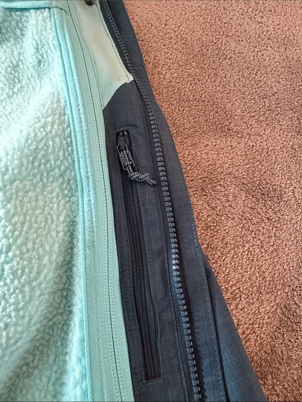 Under Armour Teal Hooded Women's multi weather coat. - Picture 6 of 13